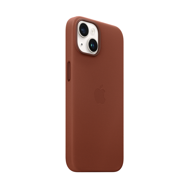 iPhone 14 leather case with MagSafe umber image number null