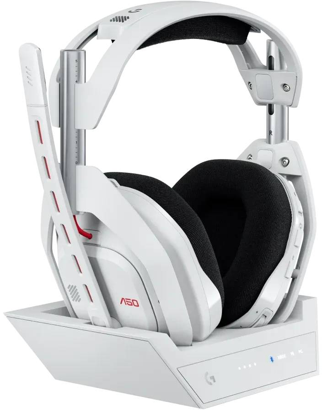 Astro a50 Gen 5 lightspeed wireless gaming headset base station 939-002230 pro-g graphene dolby atmos playsync white-null