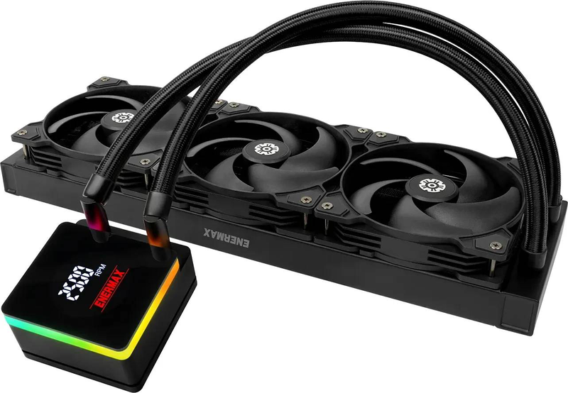 Enermax liqtech xtr 360 elc-ltxtr360 aio liquid CPU cooler 360mm 550w+ tdp threadripper xeon lga4677 black-null