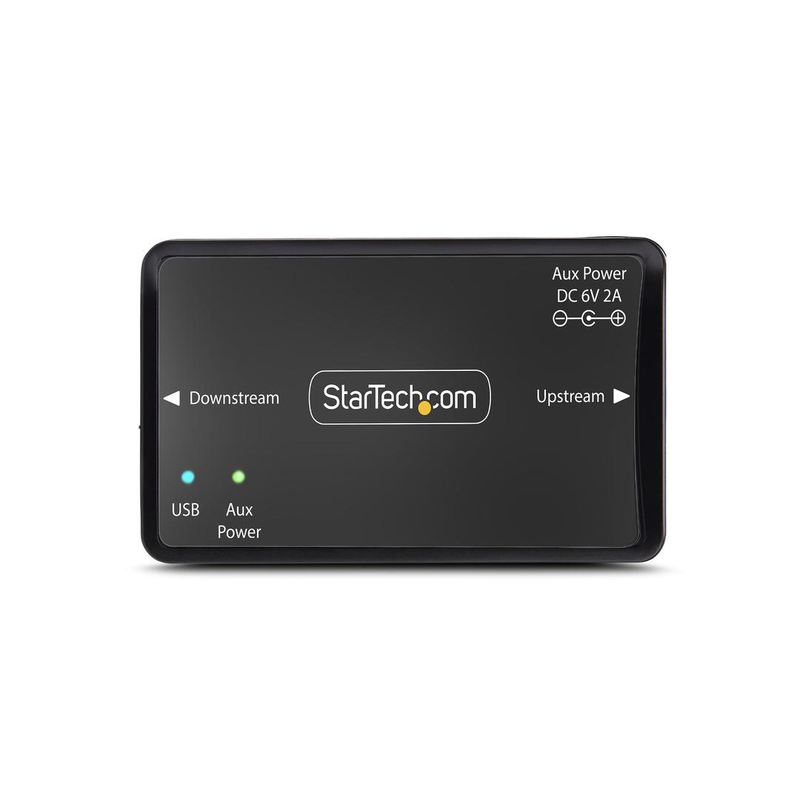 Startech.com USB galvanic isolator 6kv, electrical isolated USB 2.0/1.1 - surge isolator - black - taa compliant-null