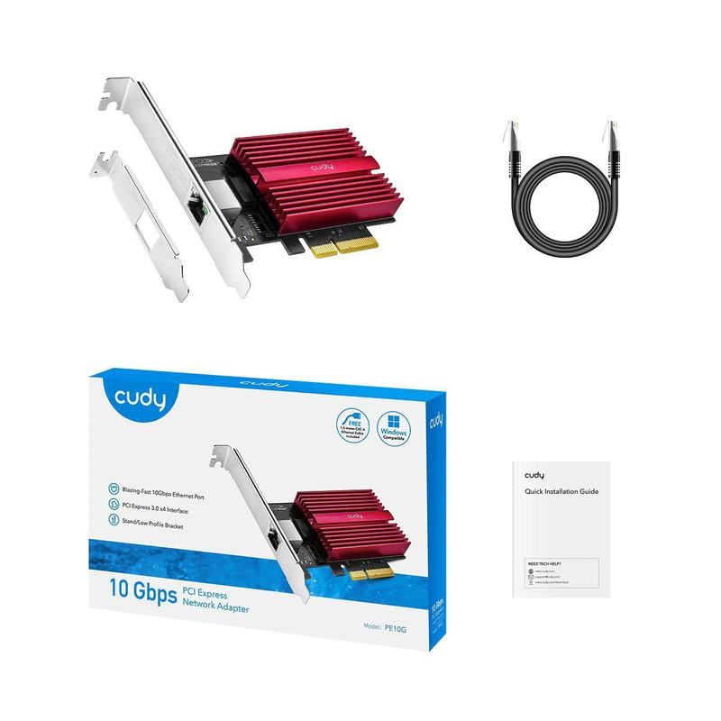 Cudy pcie adapter 10GBe pe10g, , medium-null