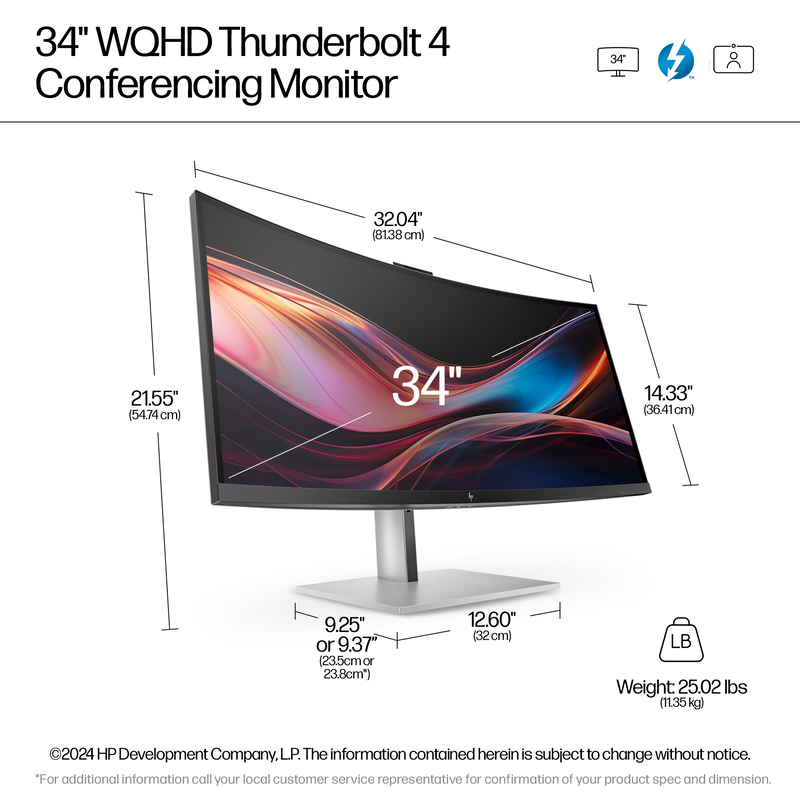 Hp s7 pro 734pm 34" monitor ips curved 120hz 3840x1440, , medium-null