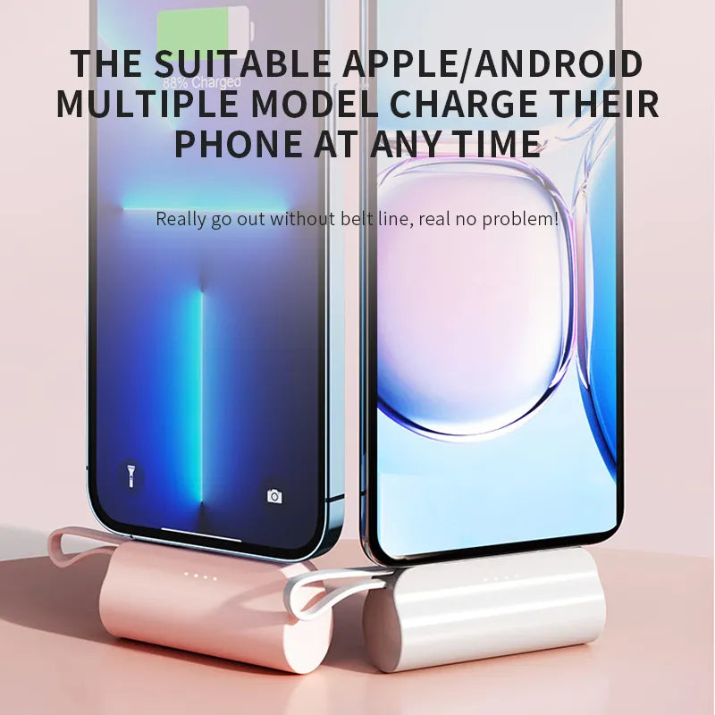 Mini power bank 2500mAh &mu;&epsilon; lightning &kappa;&alpha;&iota; Type-C &theta;ύ&rho;&epsilon;&sigmaf;-null