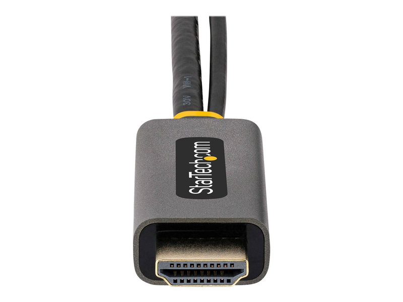 Startech.com 30cm HDMI to displayport adapter, active 4k 60hz HDMI source to dp monitor adapter cable, USB bus powered, HDMI 2.0 to displayport converter for laptops/pc / supports hdr and ultrawide displays, , medium-null