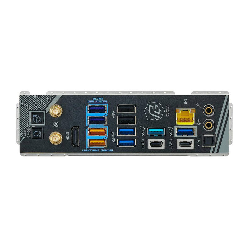 Asrock x870e nova Wi-Fi atx motherboard socket am5 AMD x870e ddr5 pcie 5.0 5x m.2 Wi-Fi 7 USB4 5GBe silver-null