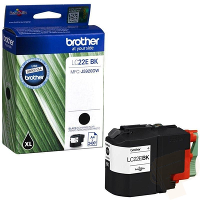 Brother lc22e original black ink