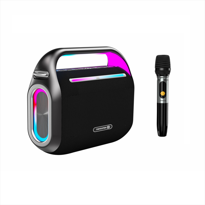 Swissten karaoke bluetooth speaker harmony 120w black, , medium image number null