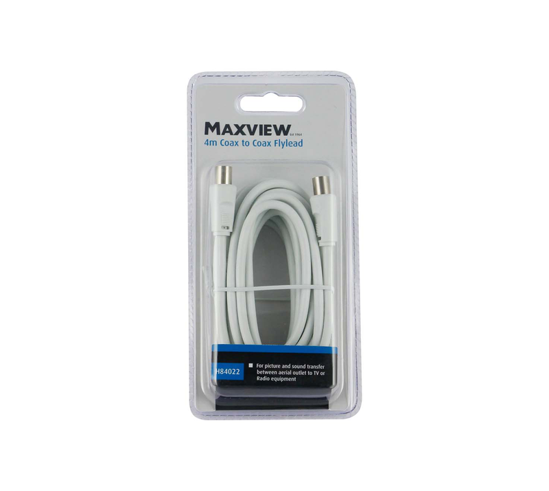 Maxview h84021 TV coax to coax flylead 2m, , medium image number null