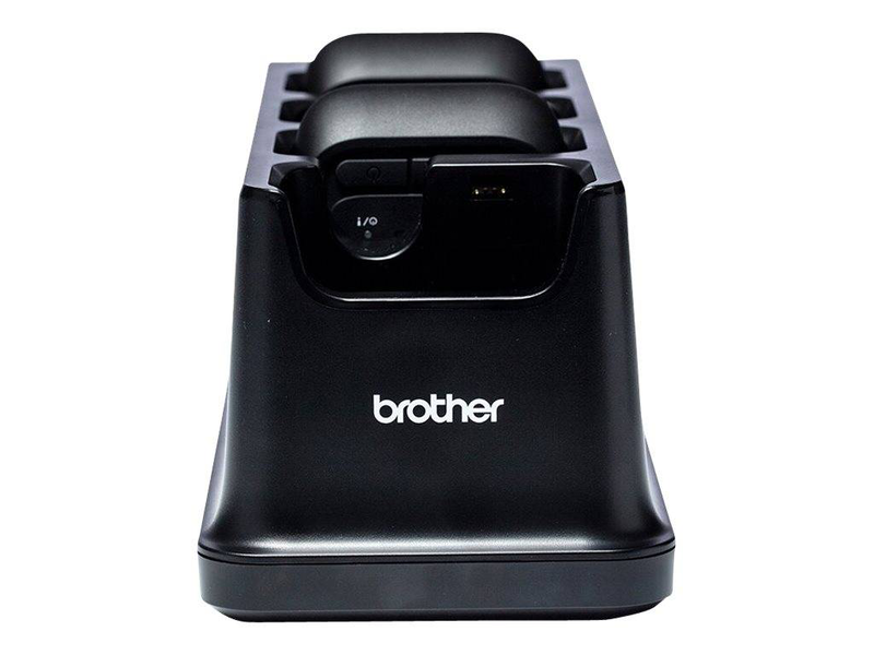Brother pa-4cr-002eu / printer charging cradle / output connectors: 4 / for ruggedjet rj-3035b, rj-3055wb, , medium-null