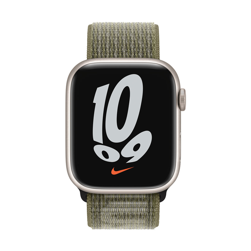 Nike sport loop 45mm sequoia/pure platinum image number null