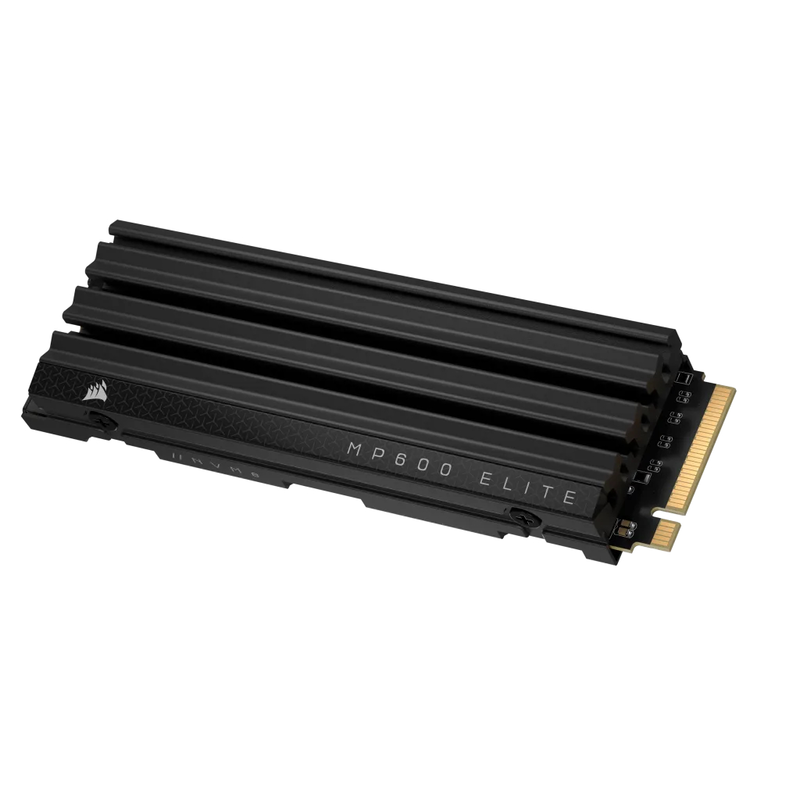 2TB m.2 ssd nvme corsair mp600 elite Gen.4 7000mb/s read / 6500mb/s write with heatsink PS5 compatible  (cssd-f2000GBmp600ehs)-null