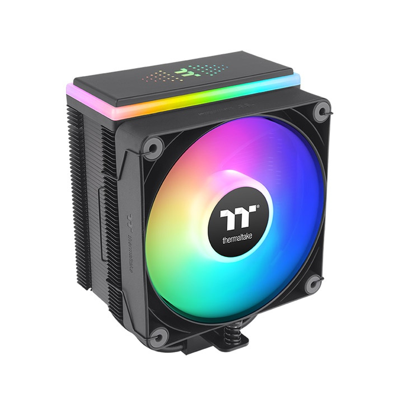 Thermaltake astria 400 argb single-tower CPU Air cooler, 230w, 6 heatpipes, 120mm argb pwm fan, black-null