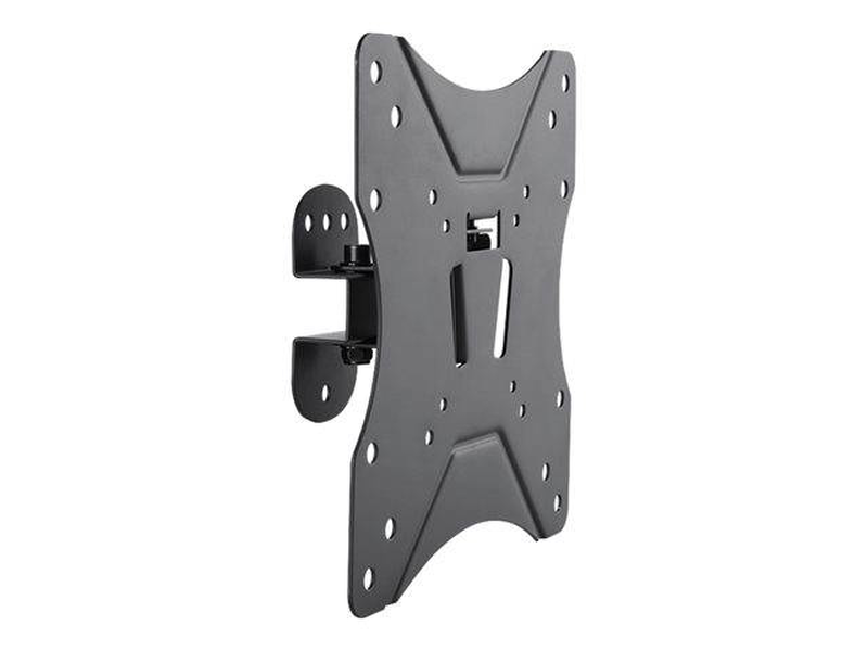Logilink bp0006 full motion TV wall mount for 23-42 inch displays up to 25kg tilt swivel steel black-null