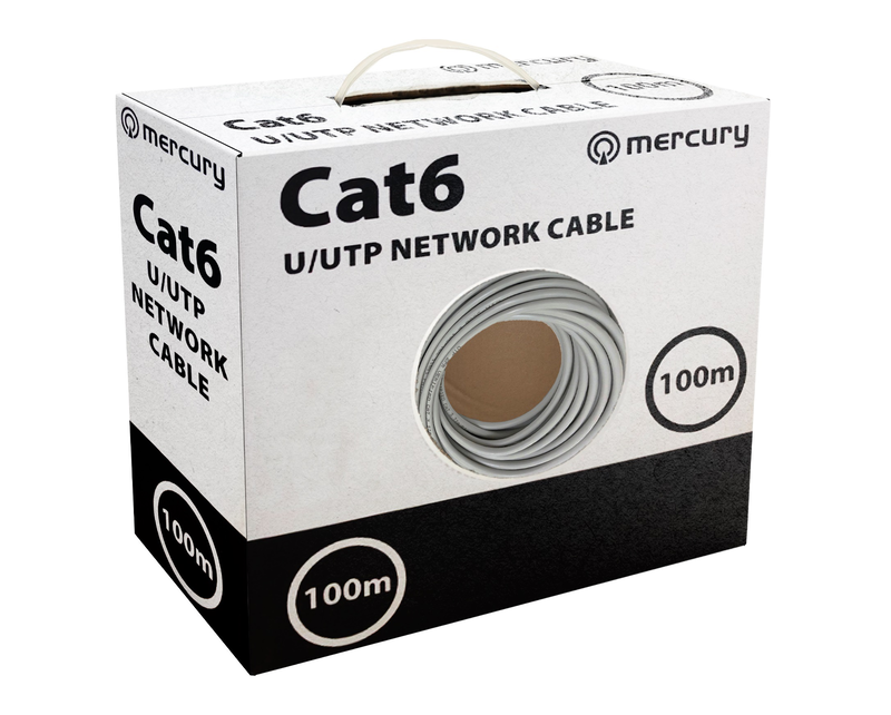 Mercury cat6 utp cu ethernet cable 100m 808.030uk, , medium-null