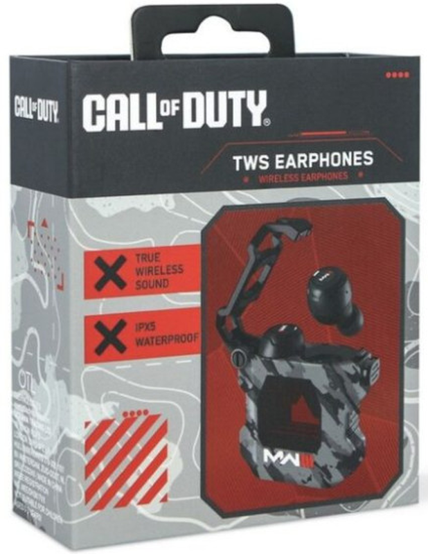 Otl call of duty modern warfare 3 wireless earphones black camo, , medium image number null