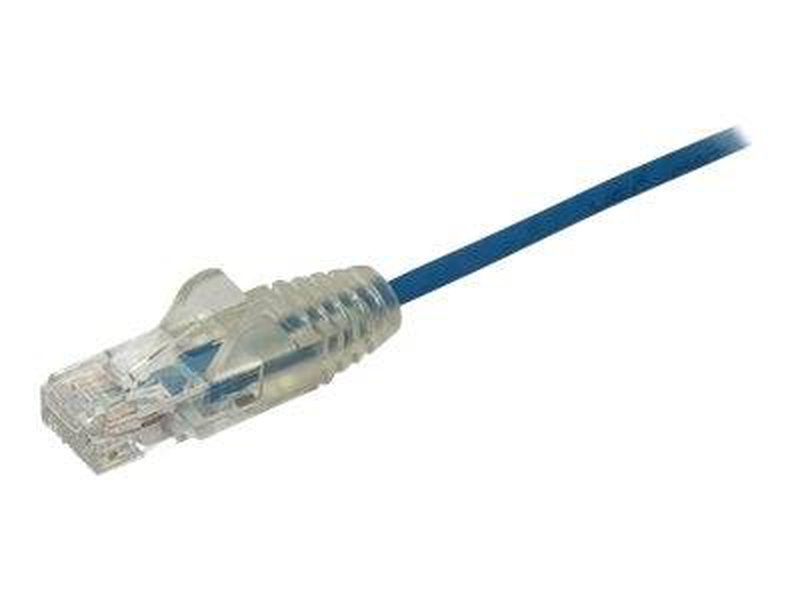 Startech.com 1.5m cat6 cable / blue slim cat6 patch cord / snagless / lszh / patch cable-null