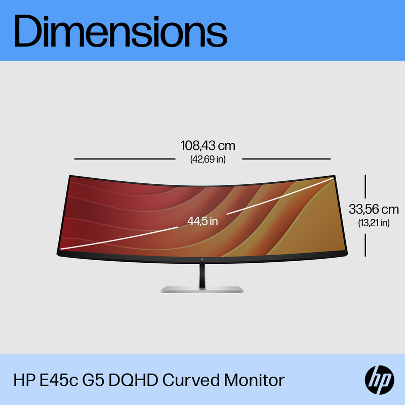 Hp e45c g5 45" &omicron;&theta;ό&nu;&eta; va curved dqhd 5120x1440, , medium-null