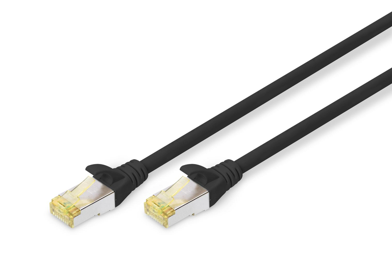 Digitus - patch cable - rj-45 (m) to rj-45 (m) - 7 m - sftp - cat 6a - booted, halogen-free, snagless - black-null