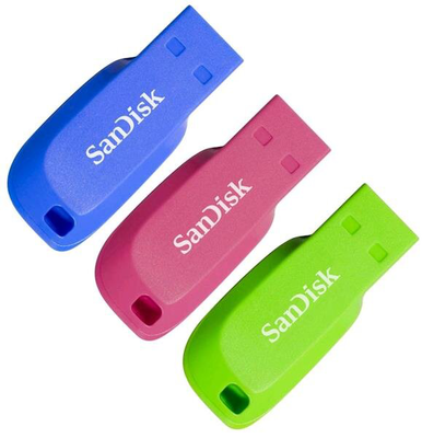 Sandisk sd USB drive 3 pack-32GB, , medium