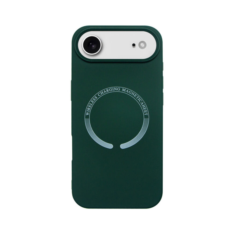 iPhone 17 Air MagSafe silicone case & full face glass green set &theta;ή&kappa;&eta; &kappa;&iota;&nu;&eta;&tau;&omicron;ύ &-null