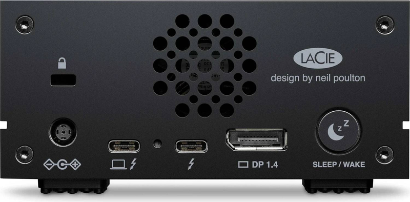Lacie 1big dock sths10000800 external hard drive & thunderbolt 3 docking station 10TB 3.5" HDD black-null