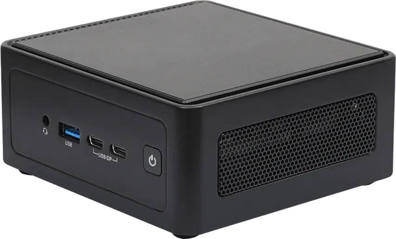 Asrock nuc box-255h barebone mini pc core ultra 7 255h arc 140t ddr5 vpro dual 2.5GBe no ram no SSD no os black-null
