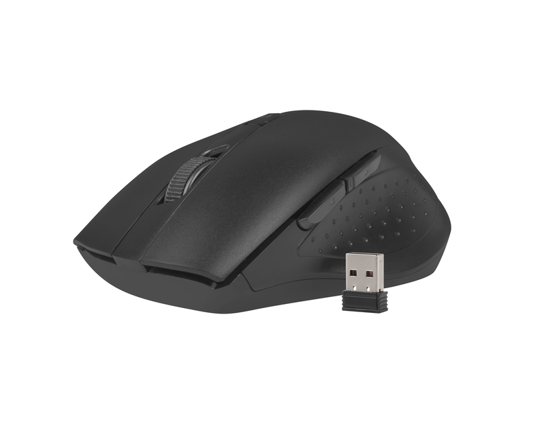 Natec stingray wireless keyboard & mouse combo black, , medium-null