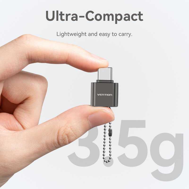 Vention card reader USB-c for micro sd cards metal clmh0, , medium-null