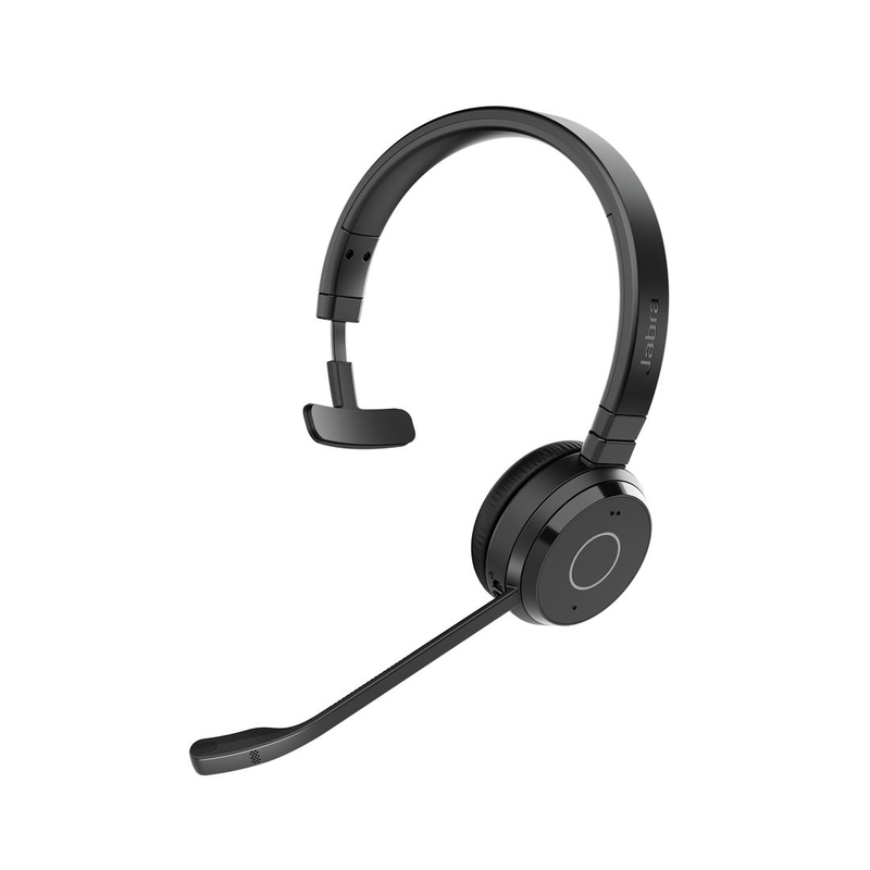 Jabra evolve 65 te mono - headset - on-ear - bluetooth - wireless - USB-a via bluetooth adapter - noise isolating - certified for microsoft teams, , medium-null