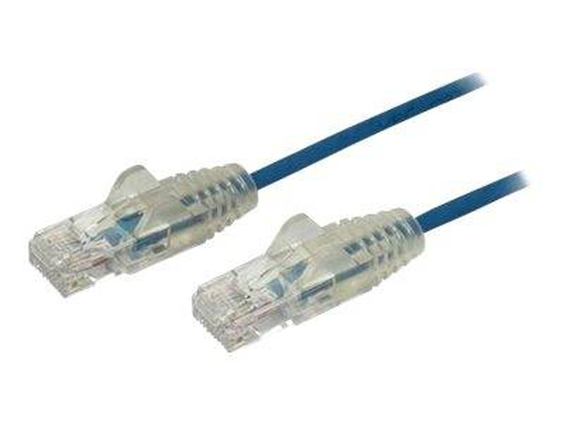 Startech.com 3m cat6 cable / blue slim cat6 patch cord / snagless / lszh / patch cable-null