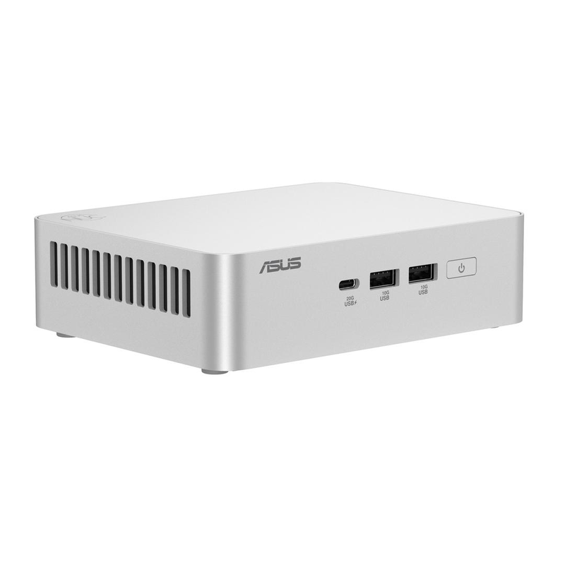 Asus nuc 15 pro+ barebone mini pc rnuc15crsu9 Intel Core ultra 9 285h arc 140t Wi-Fi 7 thunderbolt 4 no ram no SSD no os silver-null