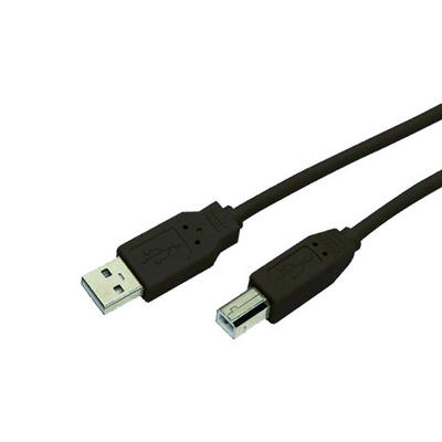 Mediarange printer connection cable 1.8m USB 2.0, black, , medium