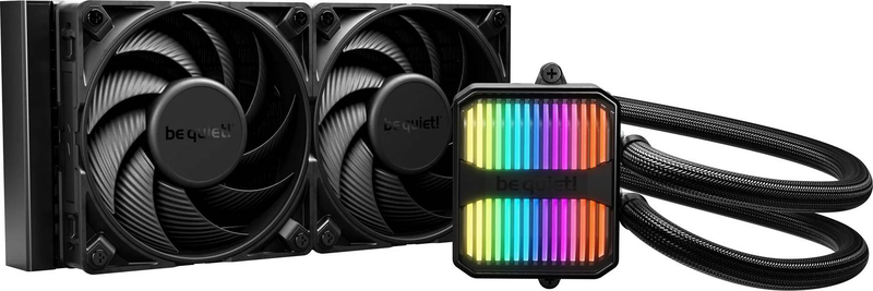 Be quiet! Silent loop 3 240mm black aio liquid CPU cooler 2x silent wings 4 120mm argb refillable intel AMD-null