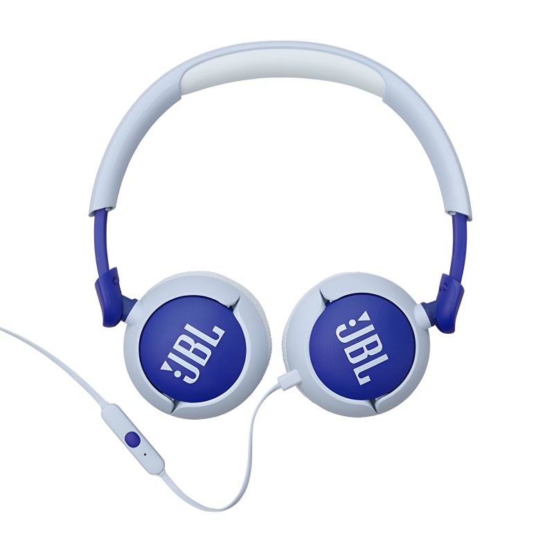 Jbl junior 320 on-ear kids headphones safe sound - blue-null