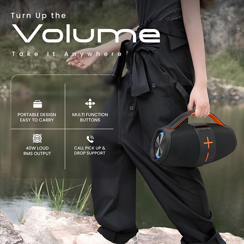 Wireless speaker bluetooth awei y887 / 20w waterproof, , medium-null