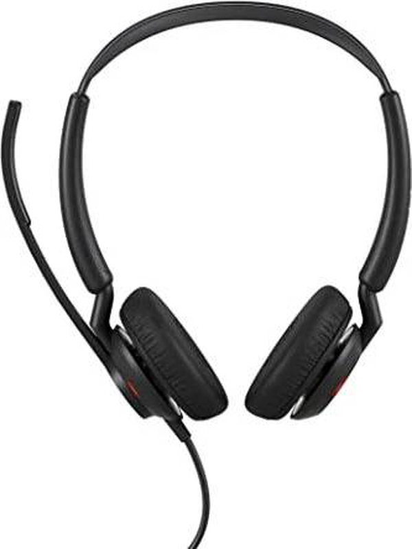 Jabra engage 50 II uc stereo USB-c wired contact center headset with engage 50 II link inline controller smartringer busylight black-null