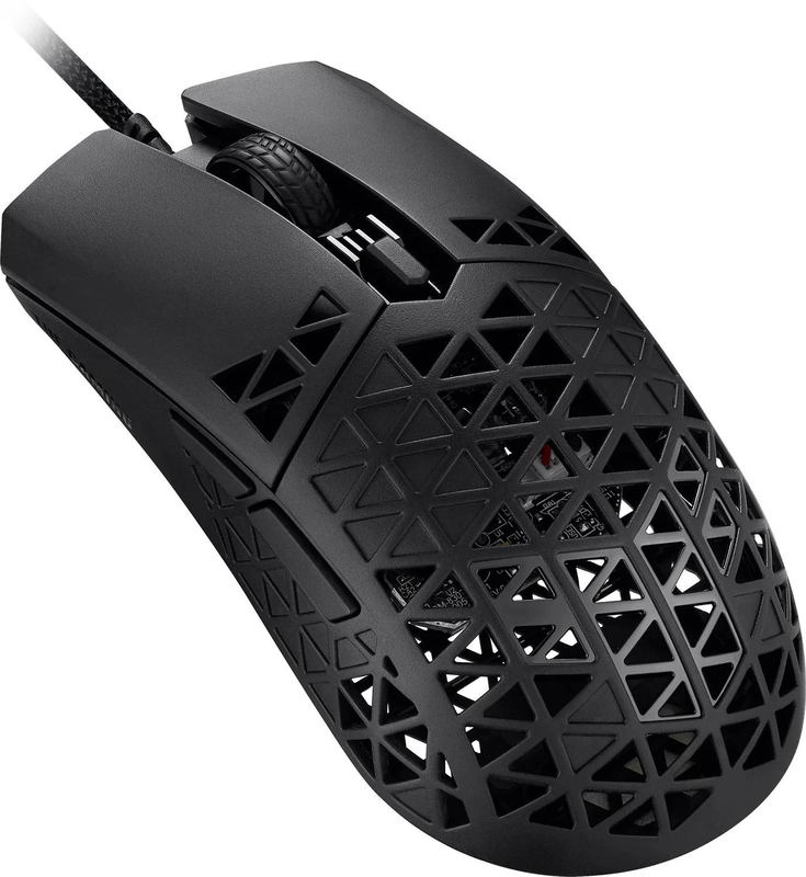 Asus tuf gaming m4 Air ultralight 47g wired gaming mouse 16000 dpi paw3335 6 buttons antibacterial ipx6 black-null