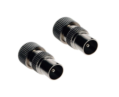 Maxview TV/fm coaxial alloy plugs, , medium