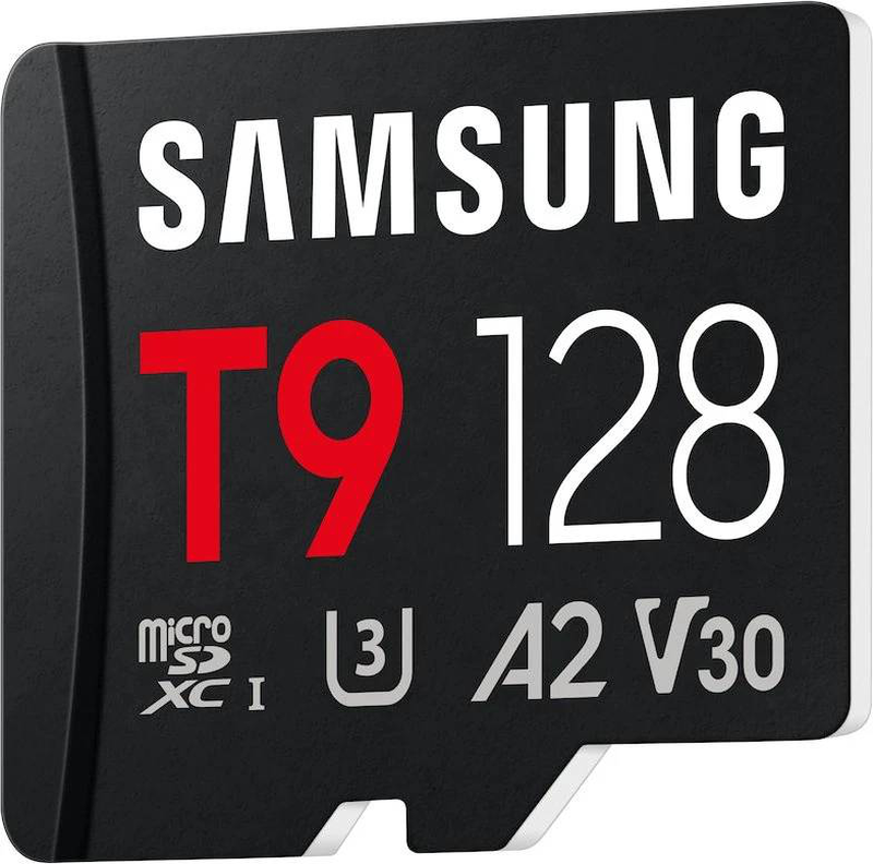 Samsung t9 128GB microsdxc uhs-i memory card 200mb/s u3 v30 a2 6-proof (mb-mh128t)-null