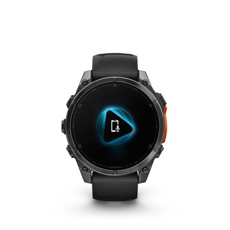 Garmin fenix 8 / 47 mm / slate grey / sport watch with band / silicone / black / wrist size: 125-208 mm / display 1.4" / 32GB / bluetooth, Wi-Fi, ant+ / 80 g, , medium-null