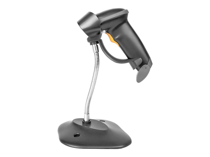 Digitus 2d barcode hand scanner | qr code compatible | 200 scans/sec | USB | ip54 | 2m USB-rj45 cable | holder included, , medium-null