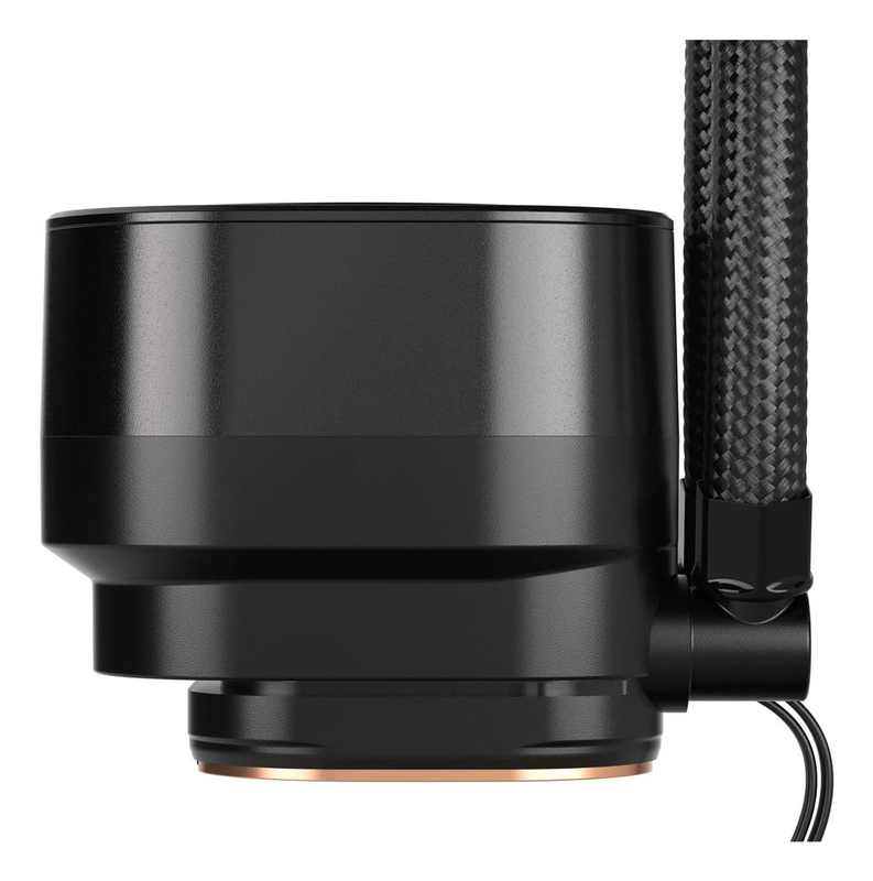 Corsair nautilus 360 rs aio liquid CPU cooler 360mm 3x rs120 pwm fans copper cold plate intel lga1700 1851 AMD am5 black-null