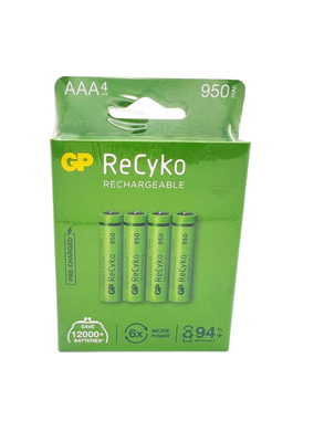 Gp recyko batteries 4 aa & 4 aaa, , medium