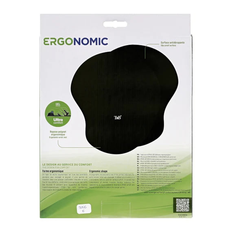 Product image: Tnb gel system mouse pad with wrist rest, , medium-null