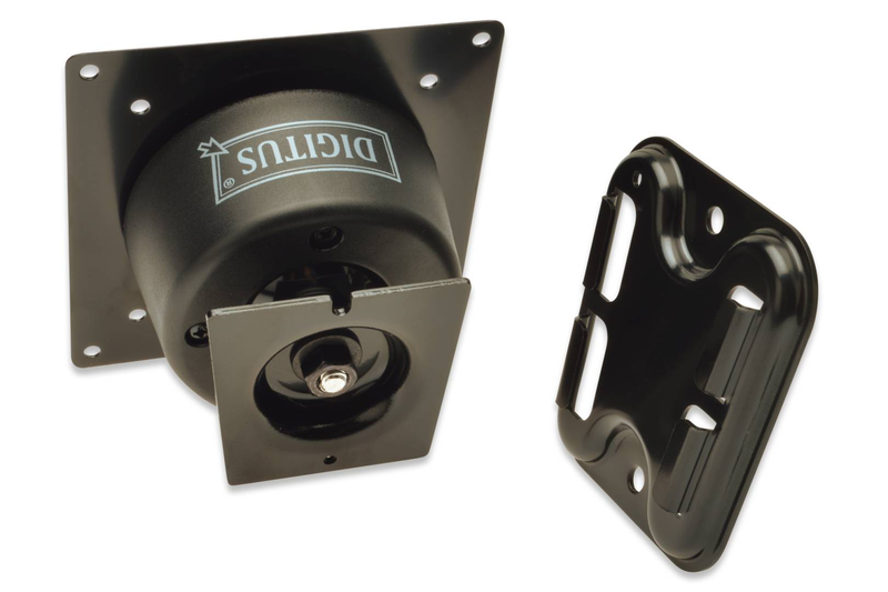 Digitus da-90307 swivel wall mount monitor arm up to 32" 15kg vesa 75/100 360 rotation black-null