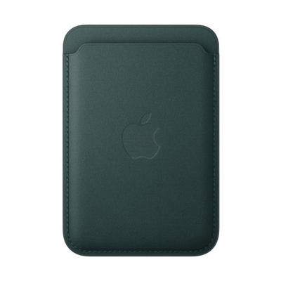 iPhone 16 finewoven wallet green