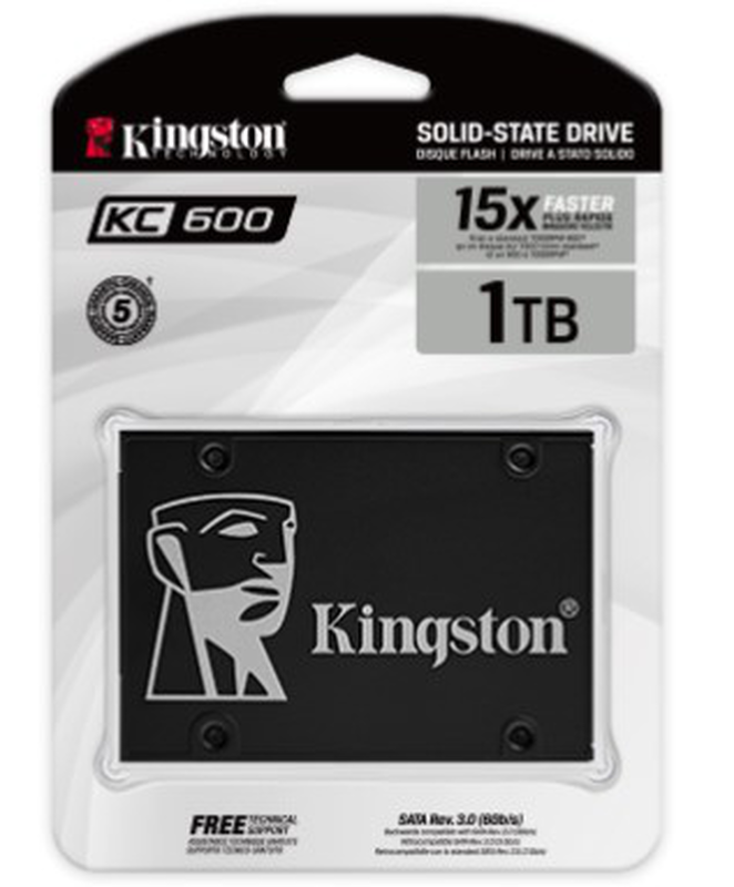 Kingston SSD kc600 sata3 1024G 2.5", , medium-null