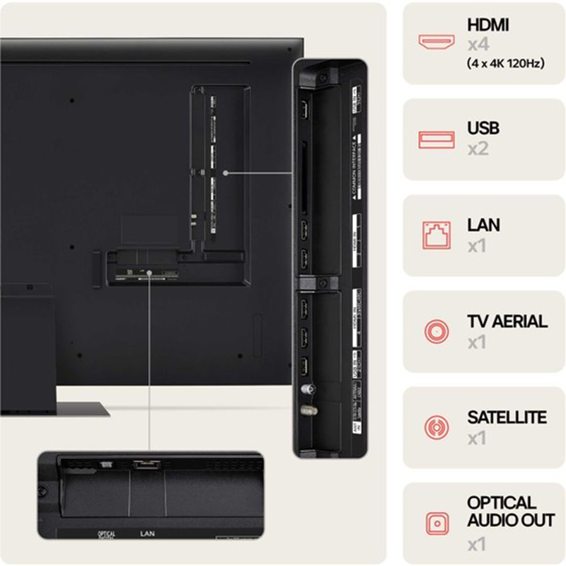 Lg 55QNED87t6b QNED 4k smart TV, , medium image number null