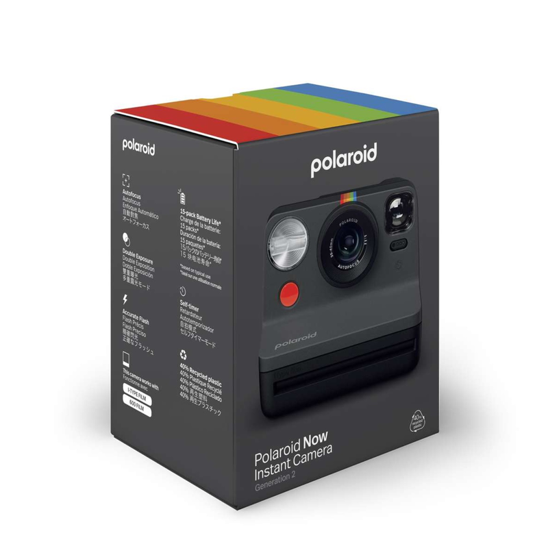 Product image: Polaroid analog instant camera now Gen2 black, , medium-null