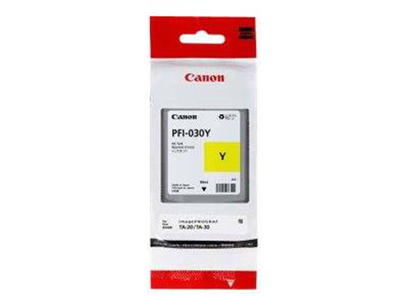 Canon pfi-030y 55 ml yellow original / ink tank / for imageprograf ta-20, ta-20 mfp l24ei, ta-30, ta-30 mfp l36ei, tm-240, tm-340, , medium-null